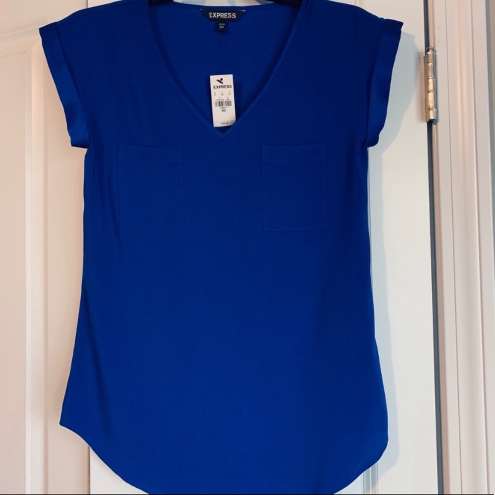 NWT Express Short Sleeve Blouse - XXS